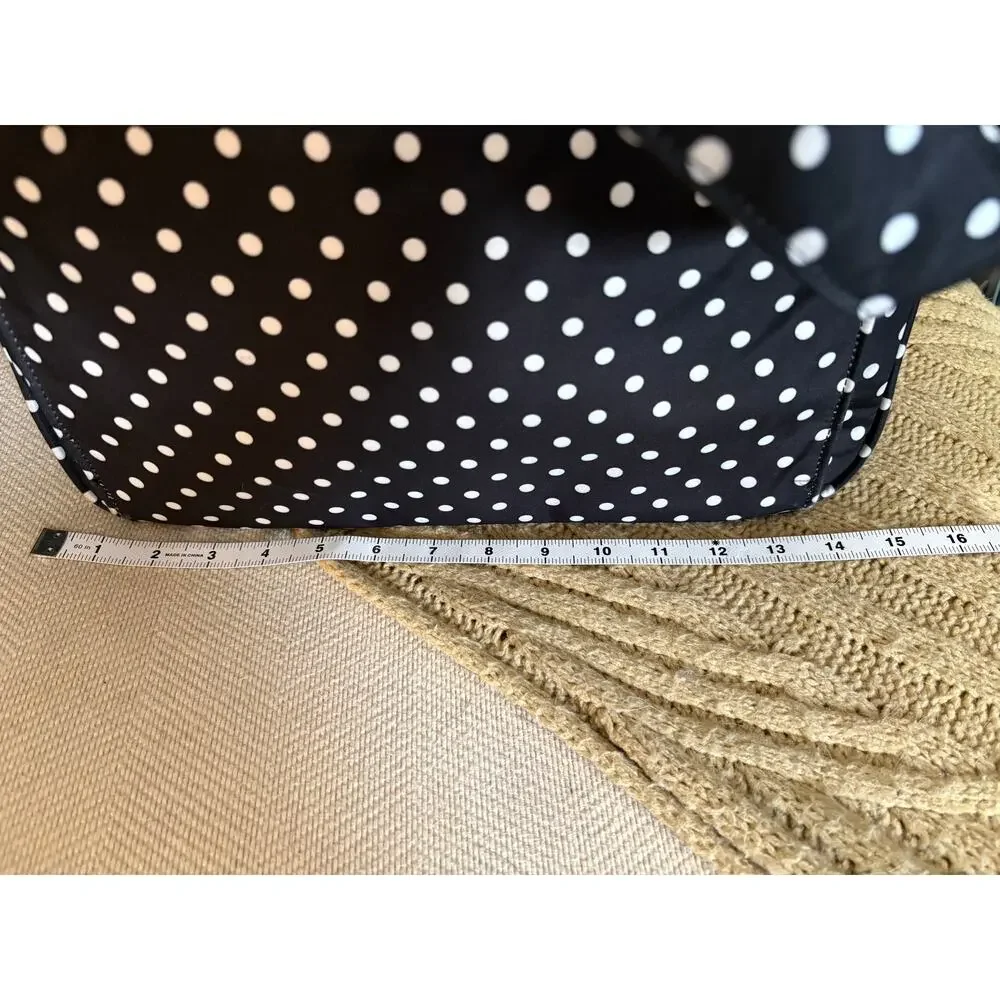 JuJuBe Be Classy Structured Multi-Functional Diaper Bag Black White Polka Dot